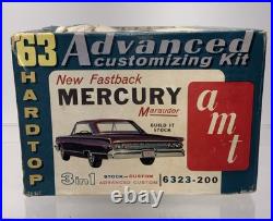 AMT Vintage Original 1963 Mercury Marauder Hardtop Model Kit 1/25 6323-200 HTF