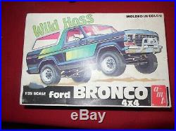 AMT WILD HOSS Ford Bronco 4x4 Model Kit 125 Scale 1979 very RARE