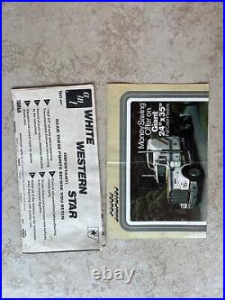 AMT White Western Star Georgia Pacific 1/25 Scale Kit Open Box Rare