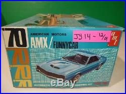 AMT #Y722-200 1970 AMERICAN MOTORS AMX FUNNY 1/25 Model Car Mountain COMPLETE