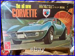 AMT Y732 1970 Chevy CORVETTE Coupe Annual vintage 1/25 KIT McM Niob SI