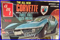 AMT Y732 1970 Chevy CORVETTE Coupe Annual vintage 1/25 KIT McM Niob SI