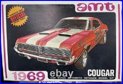 AMT Y908 1969 Mercury Cougar Drag Kat Annual Car vintage Model KIT 1/25 McM
