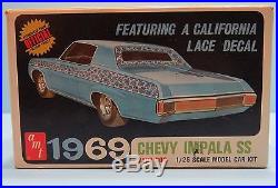 AMT # Y909 1969 Chevrolet 69 Chevy Impala SS 427 sport coupe 1/25 model kit LOOK