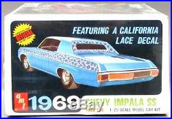 AMT #Y909-200 1969 CHEVY IMPALA SS model kit 125 MINT Factory Sealed p1