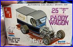 AMT t319 1925 Ford T Paddy Wagon Copout Show n Go VINTAGE 1/25 McM Niob si