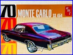 American Muscle Car Vintage Legend 1970 Chevy MONTE CARLO Model Kit 125 New