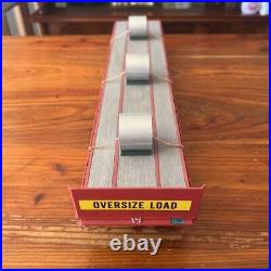 American Truck Big Rig Flat Bed Semi Trailer AMT Assembled Model Kit Scale 125