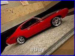 American Vintage Muscle Car 1969 PONTIAC GTO Street Assembled Model Kit 125