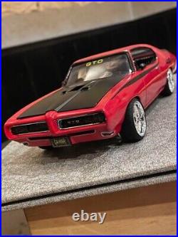 American Vintage Muscle Car 1969 PONTIAC GTO Street Assembled Model Kit 125