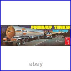 Amt1354 1/25 Full Half Tank Trailer Gulf Assemblyplastic Model