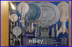 Amt 12500 Star Trek Uss Enterprise Model Set 7 Complete Model Kits Amt954/06