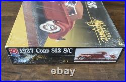 Amt 1937 Cord 812 S/c Car Model Kit 112 8127 1993 Boxed New Sealed
