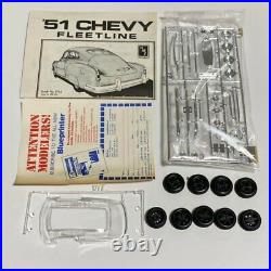 Amt 1951 Chevy Fleetline Monogram'53 Chevy Car Plastic Model Kit Set from Japan