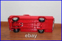 Amt 1960 Ford Pickup Truck Red With White Top Pro Built Kit With Trailer Box