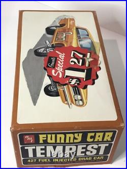 Amt 1963 Pontiac Tempest Awb Farmer Funny Car Original Kit! Circa 1967