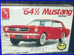 Amt 1964 1/2 Ford Mustang Plastic Model Kit 1/16 Rare! Sealed Box