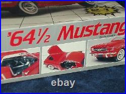 Amt 1964 1/2 Ford Mustang Plastic Model Kit 1/16 Rare! Sealed Box