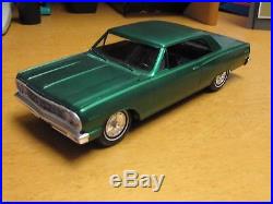 Amt 1964 Chevelle Malibu Ss Ht Model Car Built Vintage Original Screw Bottom