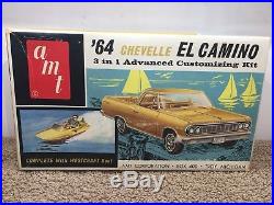 Amt 1964 Chevrolet Chevelle El Camino Westcraft Boat Customizing Kit 3n1Complete