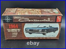 Amt 1964 Lincoln Continental Conv. #6414-150 Orig. Partially Built Model Kit