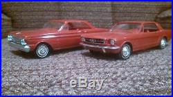 Amt 1964 Mustang And Ford Falcon Promo Car Set Poppy Red