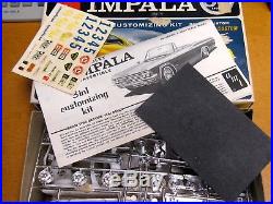 Amt 1965 Chevrolet Impala Ss Conv. Original Unbuilt Model Car Kit #6715-200