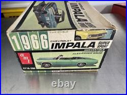 Amt 1966 Chevy Impala Super Sport Convertible Unbuilt 6716-200. New. Unopened