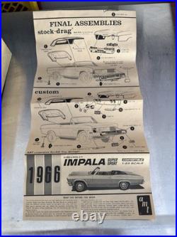 Amt 1966 Chevy Impala Super Sport Convertible Unbuilt 6716-200. New. Unopened