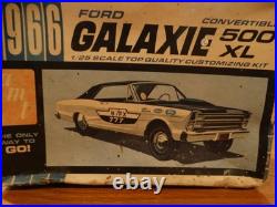 Amt 1966 Galaxie Convertible Great Builder No Paint Or Glue Ever