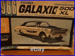 Amt 1966 Galaxie Convertible Great Builder No Paint Or Glue Ever