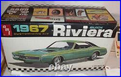 Amt 1967 Buick Riviera Ht Customizing Model Kit Boxed 125 6557-170