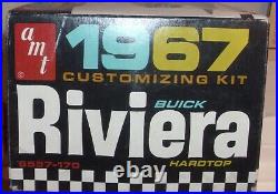 Amt 1967 Buick Riviera Ht Customizing Model Kit Boxed 125 6557-170