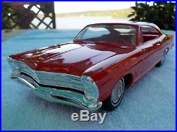 Amt 1967 Ford Galaxie 500 XL Factory Assembled Model In Candyapple Red