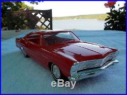 Amt 1967 Ford Galaxie 500 XL Factory Assembled Model In Candyapple Red