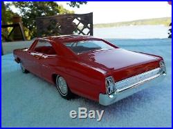 Amt 1967 Ford Galaxie 500 XL Factory Assembled Model In Candyapple Red