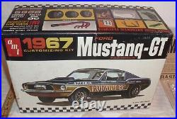 Amt 1967 Ford Mustang-gt Fastback Customizing Model Kit Boxed 125 6167-200