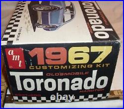 Amt 1967 Oldsmobile Toronado Ht Customizing Model Kit Boxed 125 6937-200