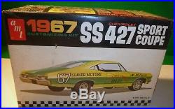 Amt 1967 Ss427 Chevy Impala Sport Coupe 6727 Annual 1/25 Model Car Mountain Kit