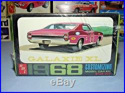 Amt 1968 Ford Galaxie XL Go Getter #6128-200 1/25 68 Mpc Rare Sealed Model Kit