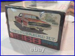 Amt 1968 Ford Thunderbird Original Factory Sealed Kit! #6228! Circa 1968! Vmcp