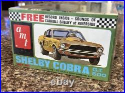 Amt 1968 Shelby Cobra Gt Original Factory Sealed Kit! #t296! Circa 1971! Vmcp