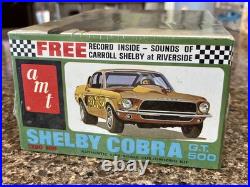 Amt 1968 Shelby Cobra Gt Original Factory Sealed Kit! #t296! Circa 1971! Vmcp