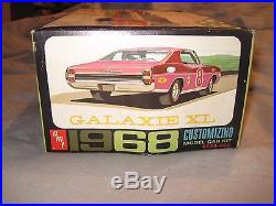 Amt 1968 ford galaxie xl 60`s issue unbuilt kit