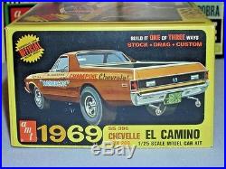 Amt 1969 Chevrolet Ss396 El Camino Annual Y914-200 Mpc Mint Complete Model Kit