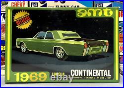 Amt 1969 Lincoln Continental Annual Issue #y907-200 1/25 Amt Nos Model Kit F/s