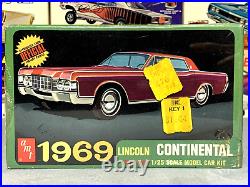 Amt 1969 Lincoln Continental Annual Issue #y907-200 1/25 Amt Nos Model Kit F/s