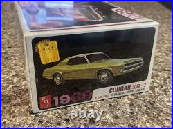 Amt 1969 Mercury Cougar Original Factory Sealed Kit! #y908! Circa 1969! Vmcp