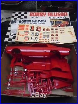 Amt 1970 Bobby Allison Nascar Monte Carlo 427 ©1972 Plastic Model Car Kit 1/25