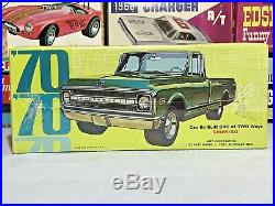Amt 1970 Chevrolet C/10 Pickup Fleetside #y733-200 Mpc 70 Mint & Rare F/s Kit